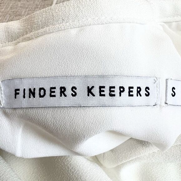 Finders Keepers Fly Away Dress White Long Sleeve Women’s S - Picture 9 of 15